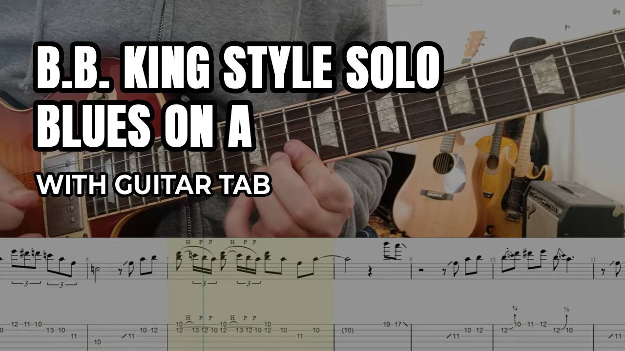 B.B. King Style Solo – Blues on A